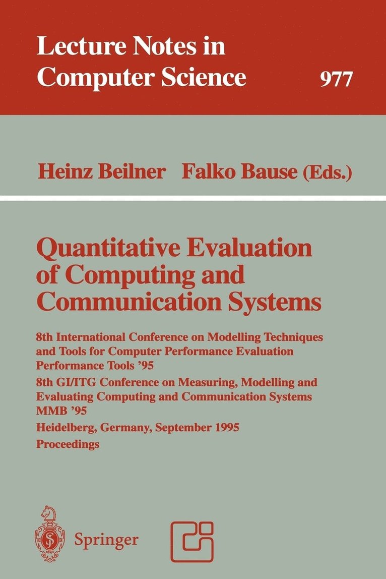 Quantitative Evaluation of Computing and Communication Systems