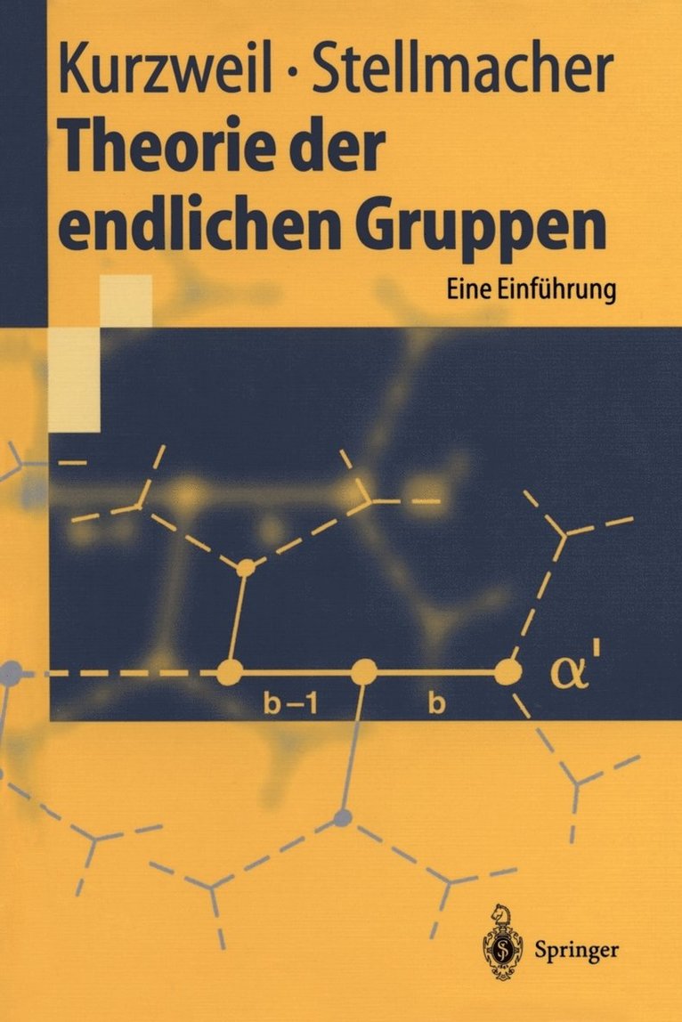 Hans Kurzweil, Bernd Stellmacher - Theorie der endlichen Gruppen, Häftad