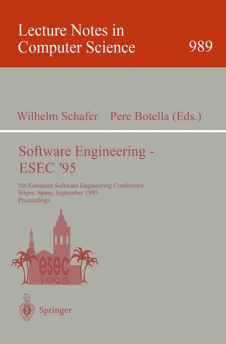 Software Engineering - ESEC '95 1