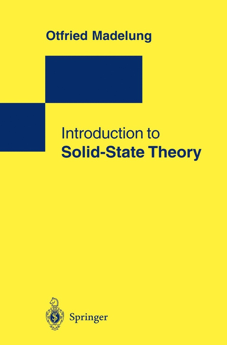 Otfried Madelung - Introduction to Solid-State Theory, Häftad