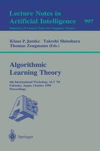 bokomslag Algorithmic Learning Theory