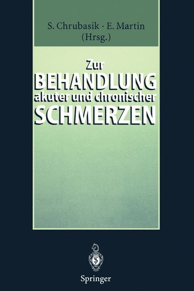 bokomslag Zur Behandlung akuter und chronischer Schmerzen