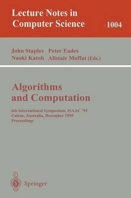 bokomslag Algorithms and Computations