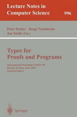 bokomslag Types for Proofs and Programs