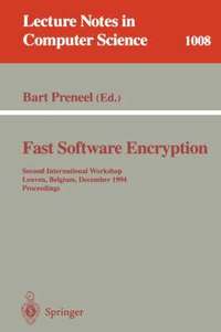 bokomslag Fast Software Encryption