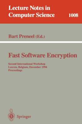 Bart Preneel - Fast Software Encryption, Häftad