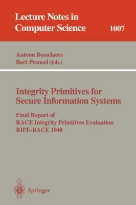 bokomslag Integrity Primitives for Secure Information Systems