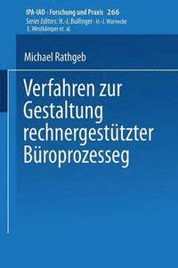 bokomslag Verfahren zur Gestaltung rechnergesttzter Broprozesse