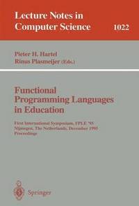 bokomslag Functional Programming Languages in Education