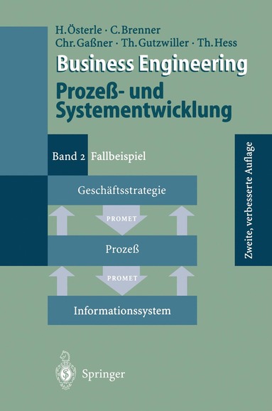 bokomslag Business Engineering Prozeß- und Systementwicklung