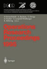 bokomslag Operations Research Proceedings 1995