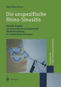bokomslag Die unspezifische Rhino-Sinusitis