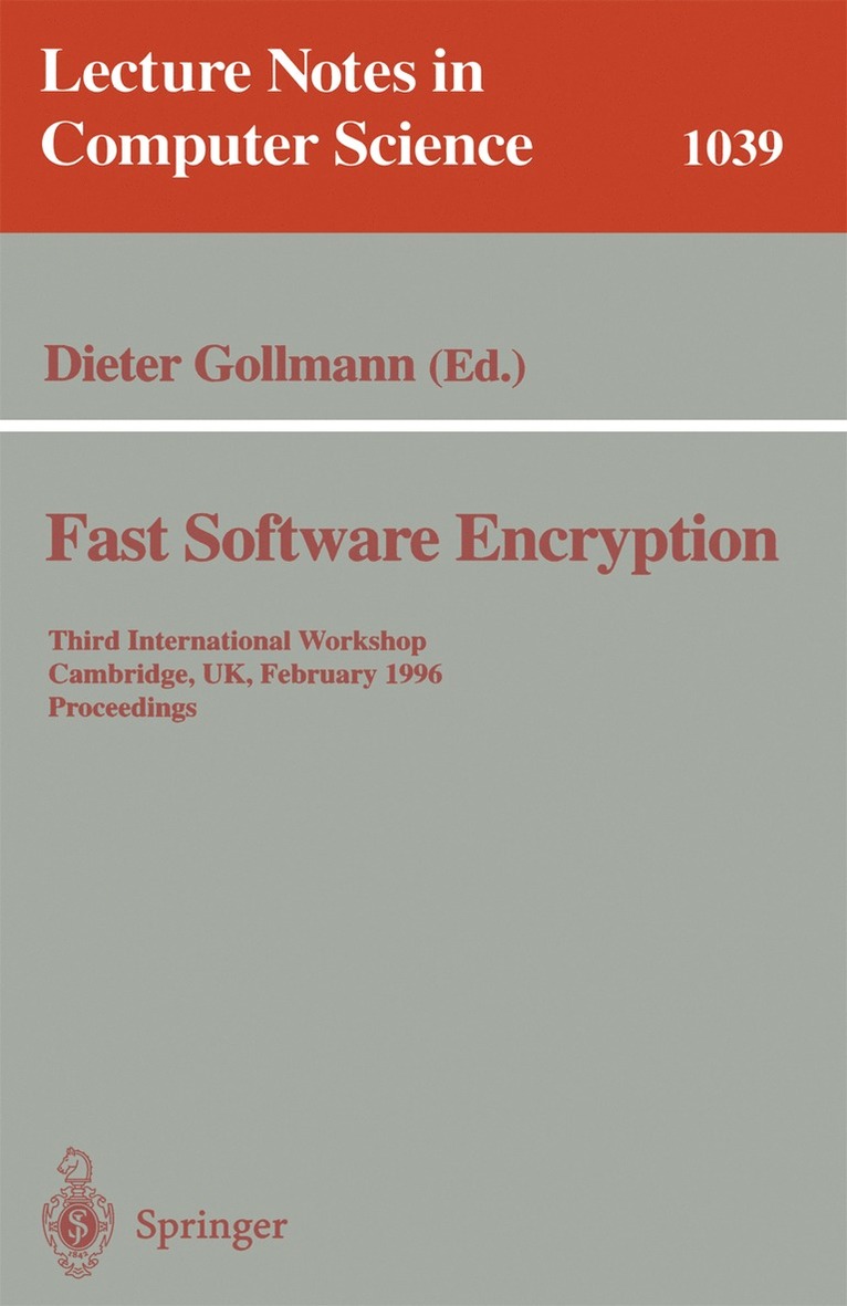 Fast Software Encryption 1