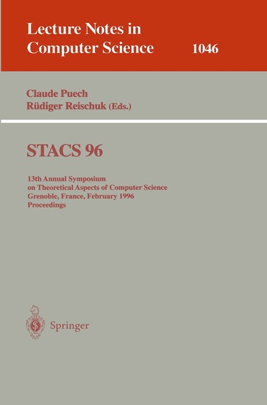 Claude Puech, Rüdiger Reischuk - STACS 96, Häftad