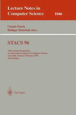 Claude Puech, Rüdiger Reischuk - STACS 96, Häftad