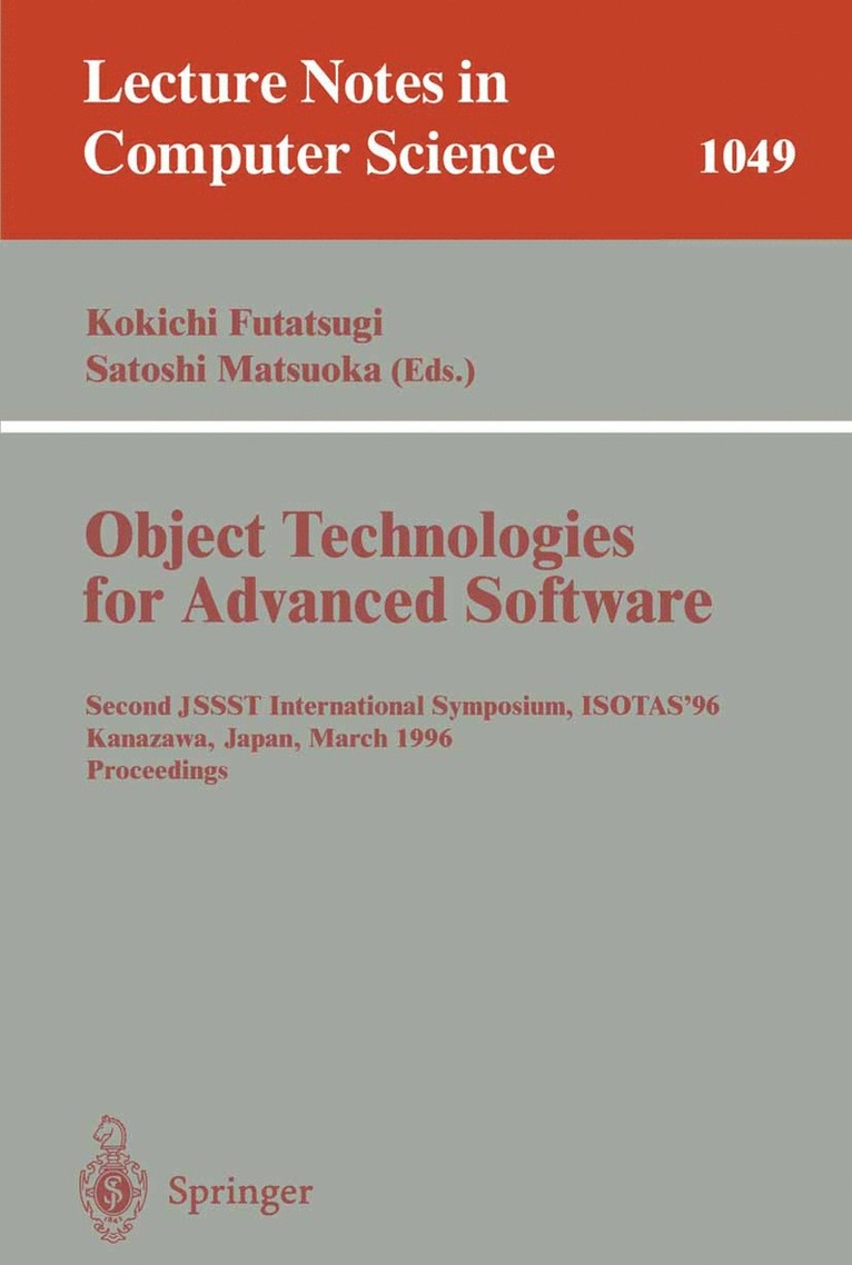 Kokichi Futatsugi, Satoshi Matsuoka - Object-Technologies for Advanced Software, Häftad