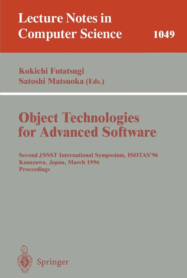 Object-Technologies for Advanced Software 1