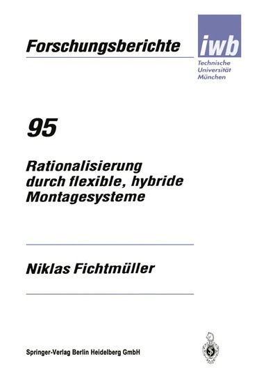 bokomslag Rationalisierung durch flexible, hybride Montagesysteme