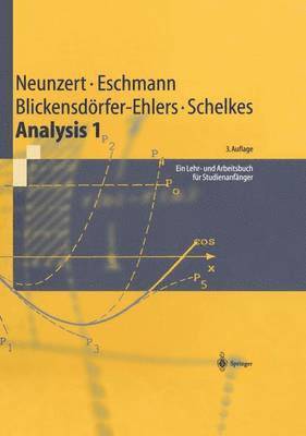 H Neunzert, Winfried G. Eschmann, Arndt Blickensdörfer-Ehlers, Klaus Schelkes, H. Neunzert - Analysis 1, Häftad