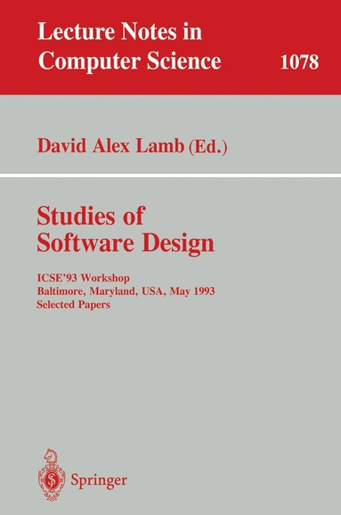 bokomslag Studies of Software Design