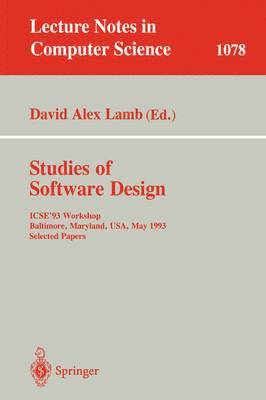 David Alex Lamb - Studies of Software Design, Häftad