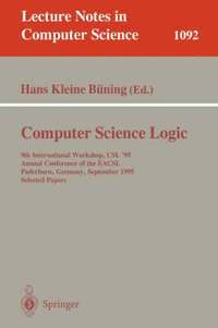 bokomslag Computer Science Logic