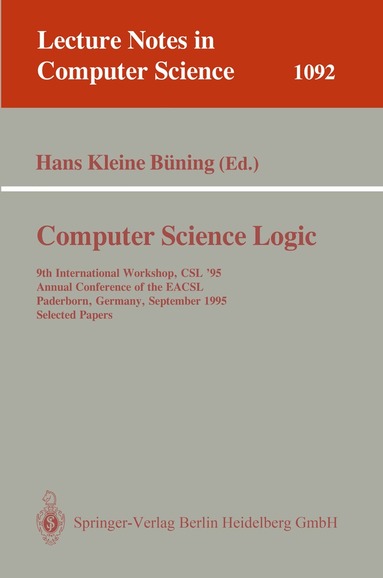 Hans Kleine Buening - Computer Science Logic, Häftad