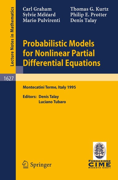 Carl Graham, Thomas G. Kurtz, Sylvie Meleard, Philip Protter, Mario Pulvirenti, Denis Talay, Denis Talay, Luciano Tubaro - Probabilistic Models for Nonlinear Partial Differential Equations, Häftad