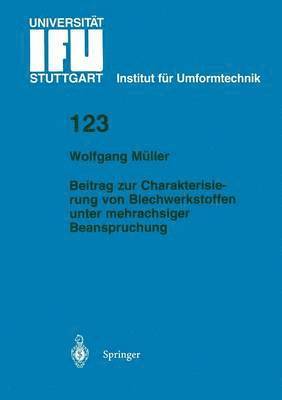 bokomslag Beitrag zur Charakterisierung von Blechwerkstoffen unter mehrachsiger Beanspruchung