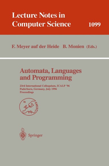 bokomslag Automata, Languages and Programming