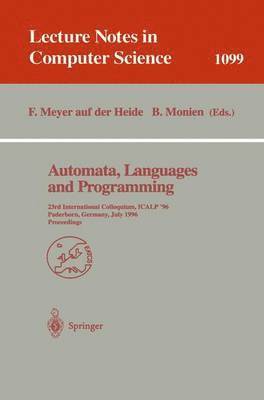 Friedhelm Meyer Auf Der Heide, Burkhard Monien, Friedhelm Meyer auf der Heide - Automata, Languages and Programming, Häftad