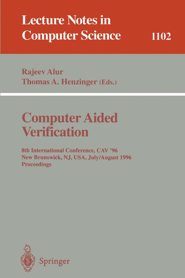 Computer Aided Verification 1