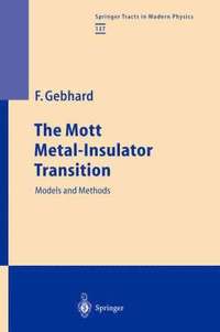 bokomslag The Mott Metal-Insulator Transition