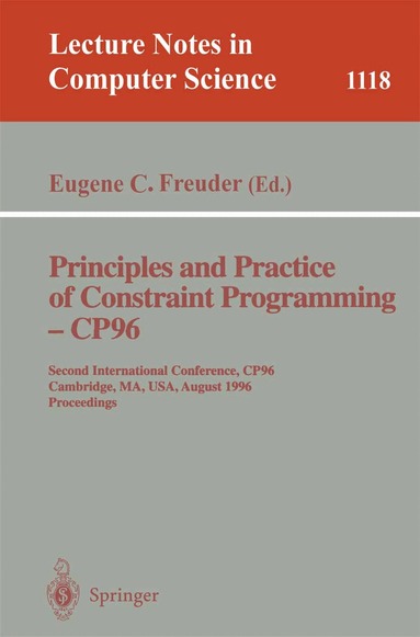 Eugene C. Freuder - Principles and Practice of Constraint Programming - CP'96, Häftad