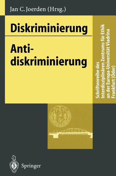 Jan C. Joerden - Diskriminierung - Antidiskriminierung, Häftad