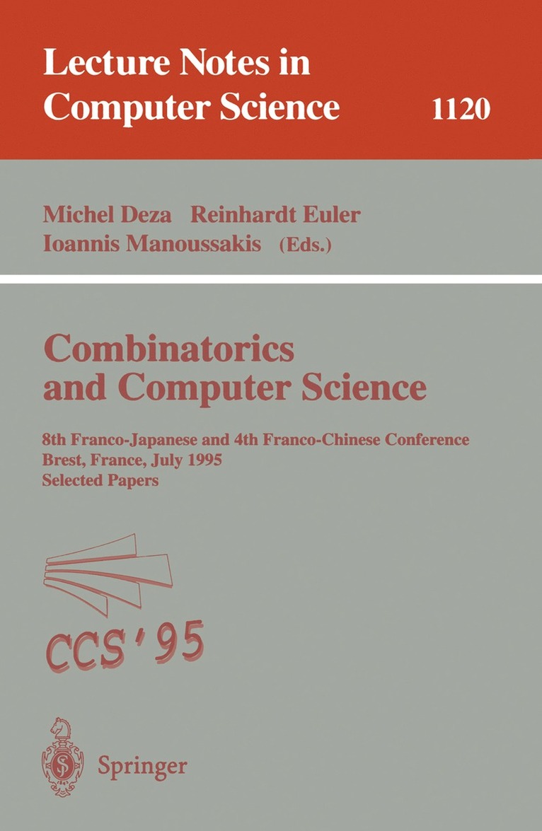 Combinatorics and Computer Science 1