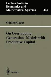 bokomslag On Overlapping Generations Models with Productive Capital