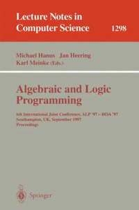 bokomslag Algebraic and Logic Programming