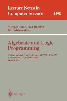 Algebraic and Logic Programming 1