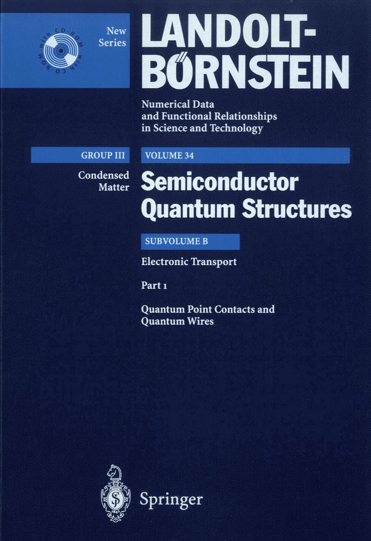 B. Kramer - Quantum Point Contacts and Quantum Wires, Inbunden