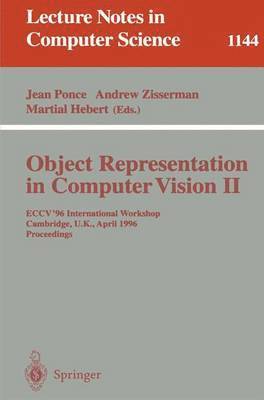 Object Representation in Computer Vision II 1