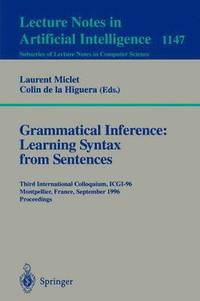 bokomslag Grammatical Inference: Learning Syntax from Sentences