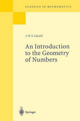 J.W.S. Cassels, J. W. S. Cassels - Introduction to the Geometry of Numbers, Häftad
