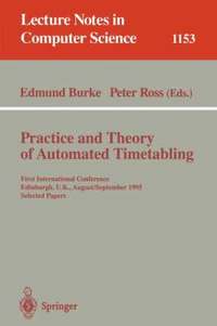bokomslag Practice and Theory of Automated Timetabling