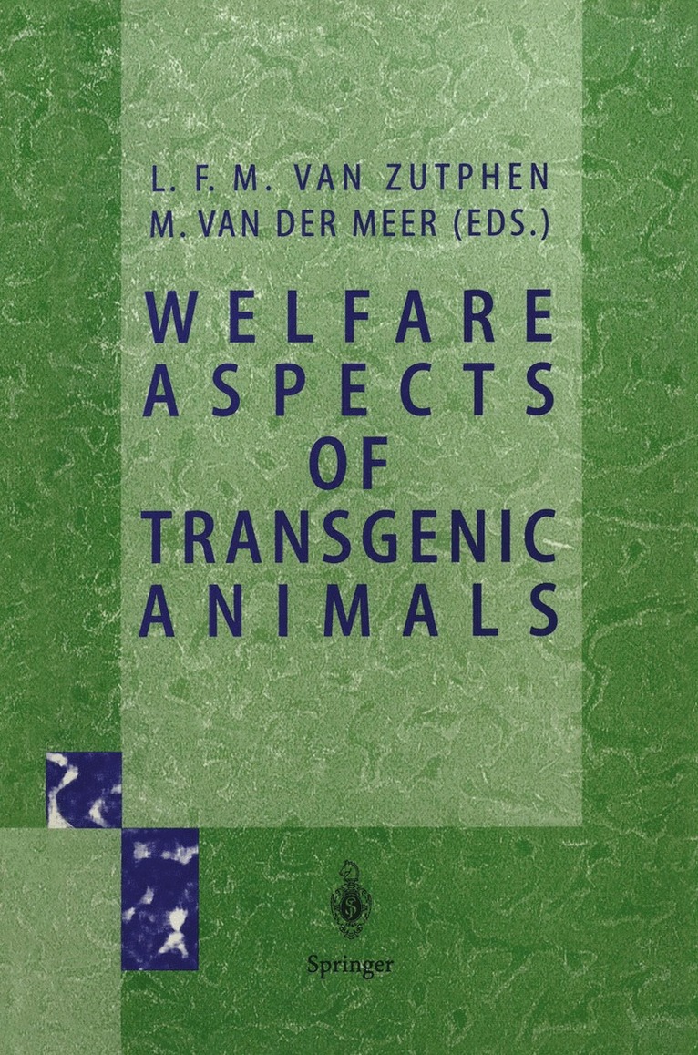 L.F.M. van Zutphen, Miriam van der Meer, L. F. M. Van Zutphen, Miriam Van Der Meer, L. F. M. van Zutphen - Welfare Aspects of Transgenic Animals, Häftad