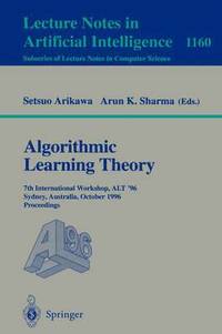 bokomslag Algorithmic Learning Theory