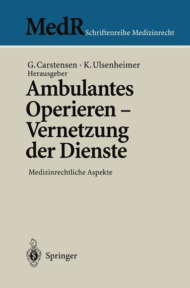 bokomslag Ambulantes Operieren - Vernetzung der Dienste