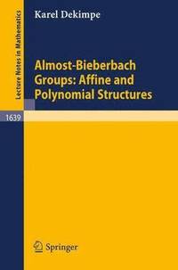 bokomslag Almost-Bieberbach Groups: Affine and Polynomial Structures