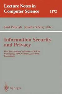 bokomslag Information Security and Privacy