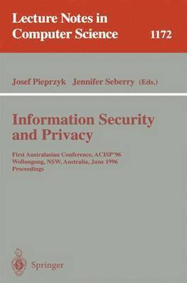 bokomslag Information Security and Privacy